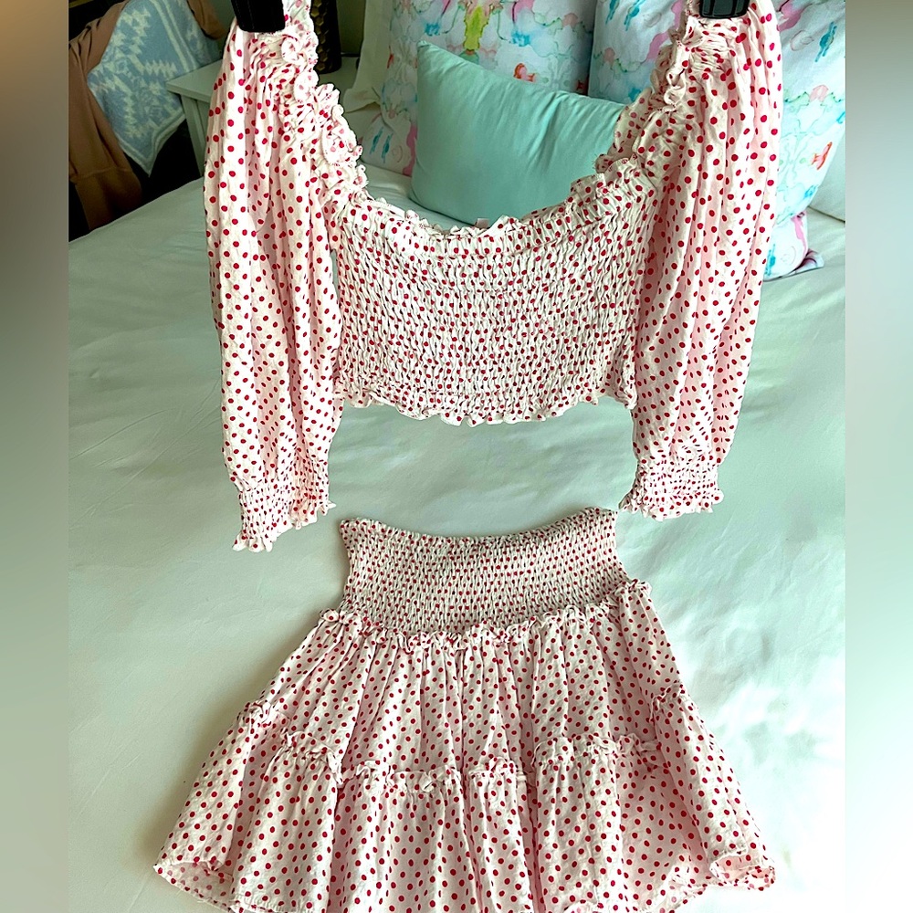 Olivaceous two piece set